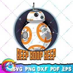 star wars bb-8 beep quote circle design graphic t-shirt png, svg, sublimation design, star wars svg, digital download