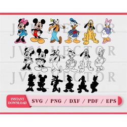 mouse vector svg bundle, clipart, eps, png, ai, pdf, layered digital file