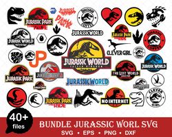 jurassic park bundle svg, dinosaur svg bundle, jurassic font svg, jurassic park cut file, jurassic park clip art