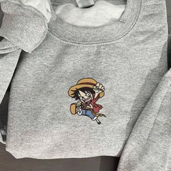 One Piece Shirt Sweatshirt Hoodie Unisex Embroidered One Piece