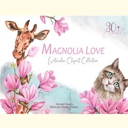 magnolia love watercolor collection