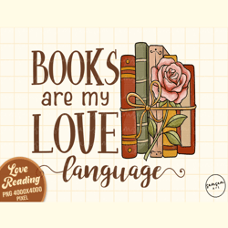 books are my love language sublimation