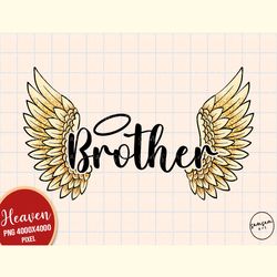 brother in heaven png sublimation