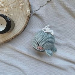 crochet pattern baby whale barney - amigurumi instructions in german pdf