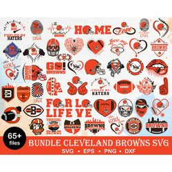 65 cleveland browns bundle svg, browns bundle svg, sport svg, sport