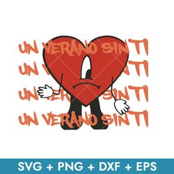 un verano sin ti svg, bad bunnyy, bad bunny svg, bad bunny heart svg, bad bunny clipart, bad bunn,jb23