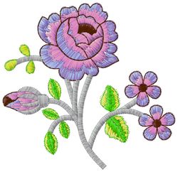 beautiful rose embroidery design