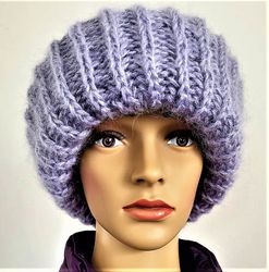 lavanda takori winter mohair hat