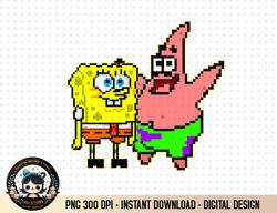 mademark x spongebob squarepants - spongebob & patrick pixel art t-shirt.png