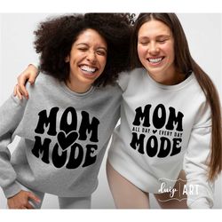 Mom Mode SVG PNG, Mom Life svg, Mama svg, Mom svg, Mama Mode svg, Blessed Mama svg, Mother's Day svg, Mom Shirt svg, Mom