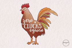 zero clucks given sublimation