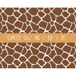 seamless giraffe print svg, giraffe pattern svg