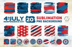 4th of july background sublimation