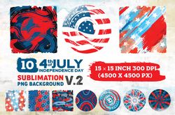 4th of july background sublimation v.2