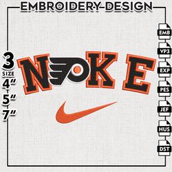 philadelphia flyers embroidery designs, nhl logo  embroidery, nhl flyers, machine embroidery pattern, digital download