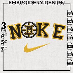 boston bruins embroidery designs, nhl logo embroidery, nhl bruins, machine embroidery pattern, digital download
