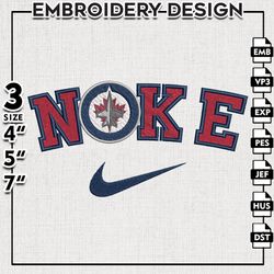 winnipeg jets embroidery designs, nhl logo embroidery, nhl jets, machine embroidery pattern, digital download