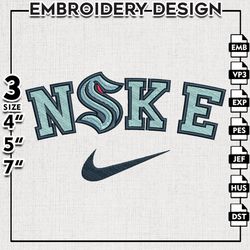 seattle kraken embroidery designs, nhl logo embroidery, nhl kraken, machine embroidery pattern, digital download