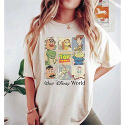Disney Toy Story Comfort Colors Shirt, Vintage Toy Story Characters Shirt, Disney Friends Shirt, Disney World Shirt, Dis