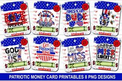 patriotic money card printable png