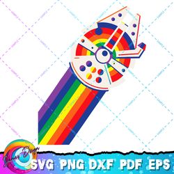 star wars rainbow millennium falcon png, svg, sublimation design, star wars svg, digital download