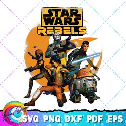 star wars rebels the good guys png, svg, sublimation design, star wars svg, digital download