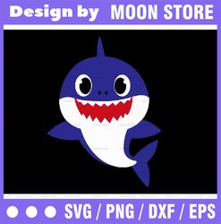 daddy shark svg, cricut cut files, shark family doo doo doo vector eps, silhouette dxf, design for tsvg , clothes, aunt