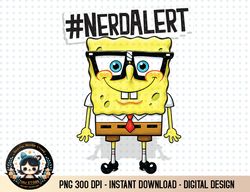 spongebob squarepants nerd alert humorous png