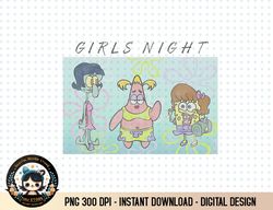 spongebob squarepants patrick squidward girls night png