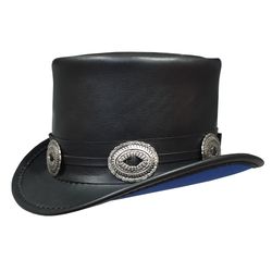 slash tribute black leather top hat