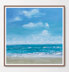 memory of the sea 1 painting original art wall decor wall art interior art gift abstraction