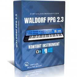 waldorf ppg wave 2.3 kontakt library - virtual instrument nki software