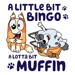 a little bit bingo a lotta bit muffin svg bingo and muffin svg cutting files