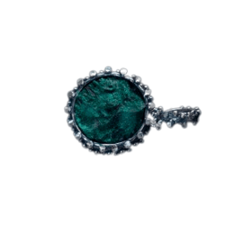 unique pendants with natural malachite
