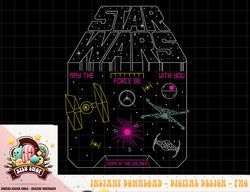 star wars retro video game logo png