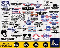 500 file top gun bundle svg, top gun svg