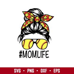 mom life svg, mom messy bun svg, mother's day svg, png dxf eps digital file