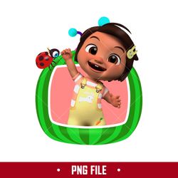 baby nina cocomelon png, cocomelon kid png, cocomelon png digital file