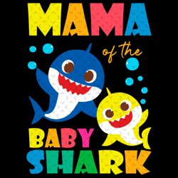 mama of the baby shark svg, trending svg, baby shark svg, mama shark svg, mama svg, shark svg, mom shark svg, mom svg, m