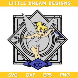 tinkerbell 100 years of wonder svg, tinkerbell 100 years svg, disney 100 years of wonder dxf eps svg png