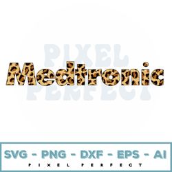 medtronic leopard print svg, png, dxf, eps