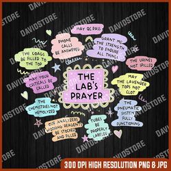 the lab tech's prayer png, phlebotomy lab week png, medtech png, digital file, png high quality, sublimation, instant