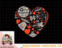 star wars valentine's day heart galaxy png