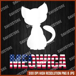 Meowica American Png, America Fireworks, USA Flag Cat, 4th of July, Patriotic Cat, July Fourth Decor, Independence Day