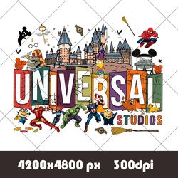 universal studios png, universal studio family 2023 png, funny castle png, universal studio png, digital download png