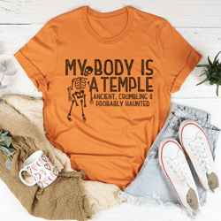 my body is a temple halloween tee