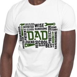 dad word cloud t-shirt - father's day gift