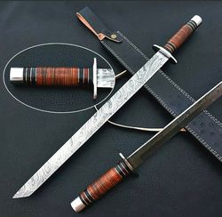 unleashing the samurai spirit: the ultimate handmade damascus steel katana sword for warriors