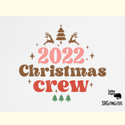 2022 christmas crew svg design