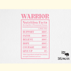 breast cancer warrior quote  svg design